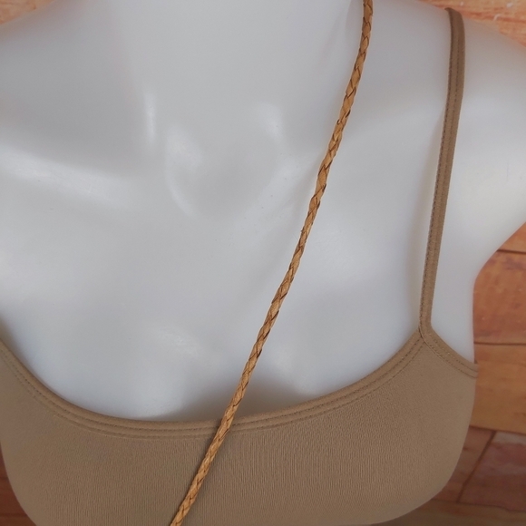 Handmade mini cross body leather purse with frange - Picture 5 of 9